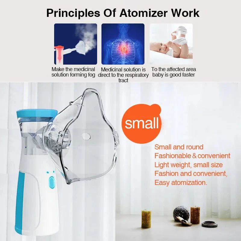 Mesh Nebulizer Portable (Cell Operated)